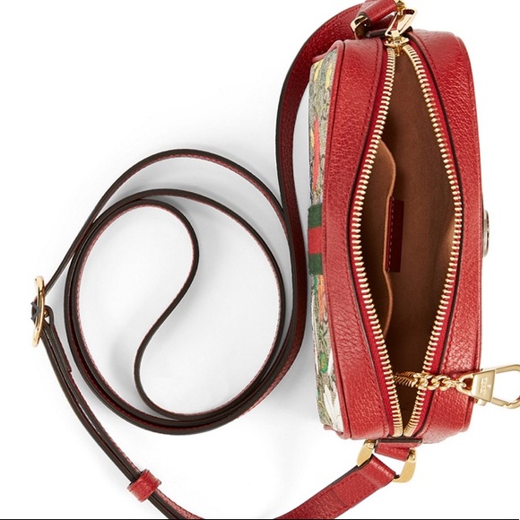 GUCCI GG Supreme Monogram Flora Web Mini Ophidia - Picture 6 of 12